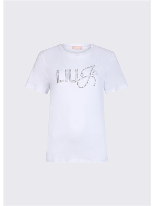 T-shirt con applicazioni LIU JO | WA6491JS923/P9353